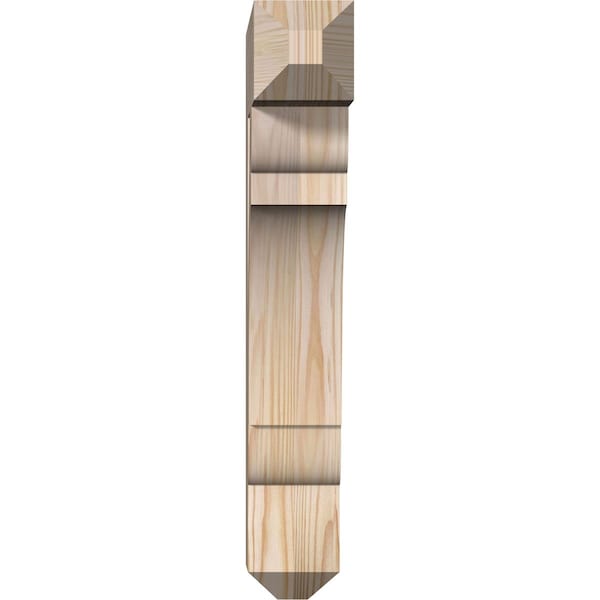 Olympic Craftsman Smooth Bracket, Douglas Fir, 3 1/2W X 14D X 22H